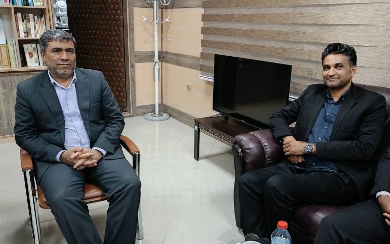 دیدار رئیس جدیداتاق اصناف شهرستان جیرفت با فرماندار